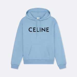 CELINE |  Logo Hoodie in Blau