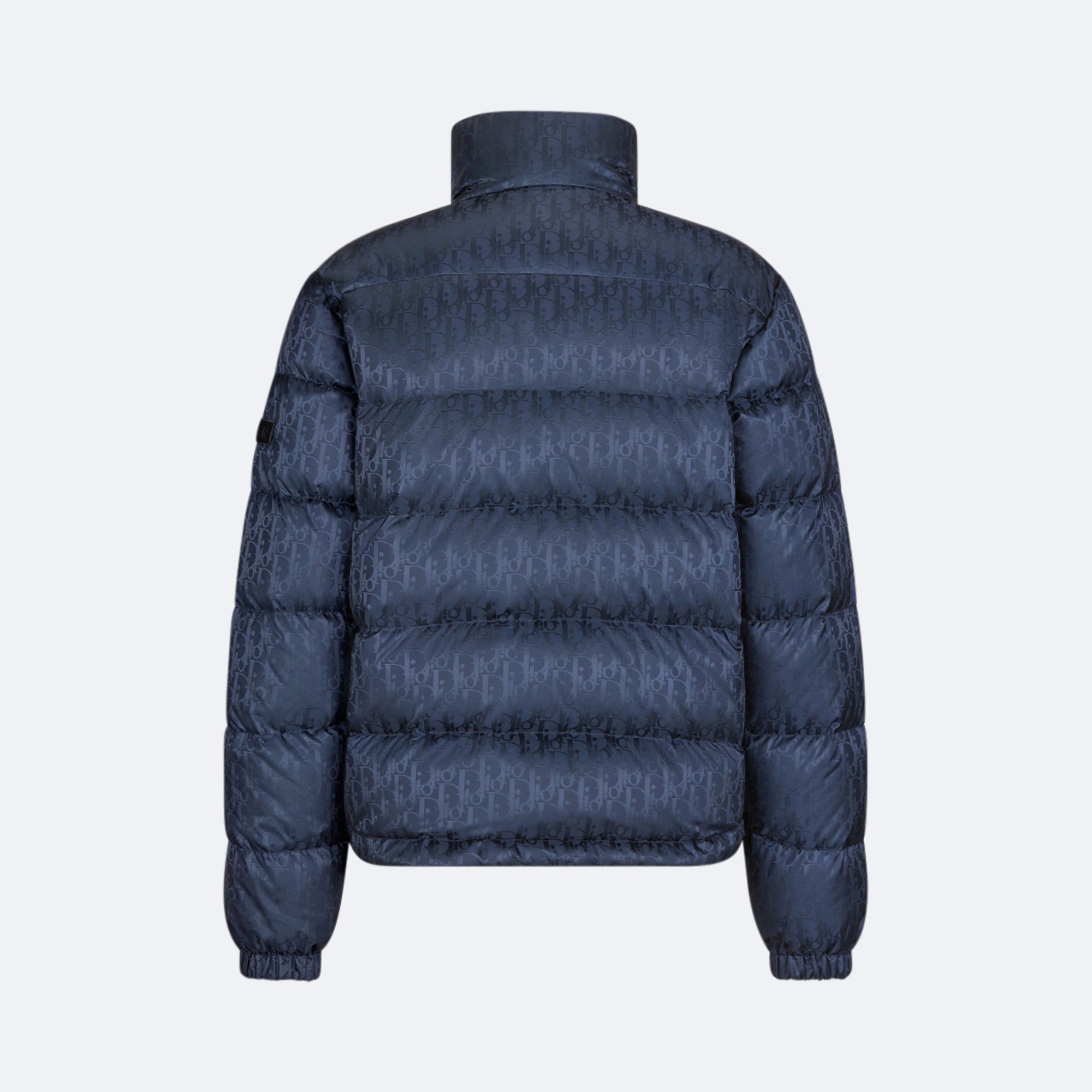 Oblique Puffer Dior Down Jacket Blue Dior Oblique Down Jacket