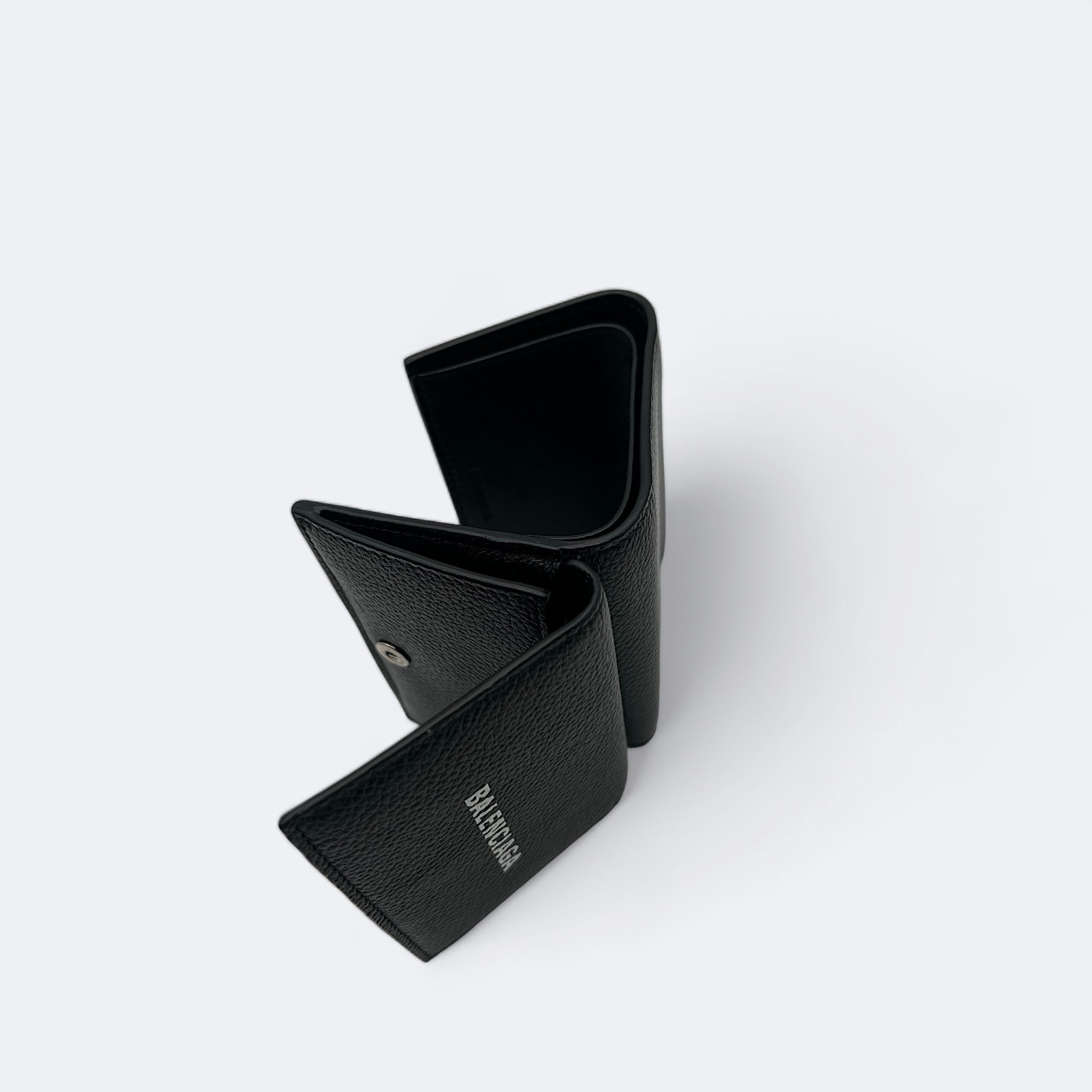 BALENCIAGA | Long coin and card case in black