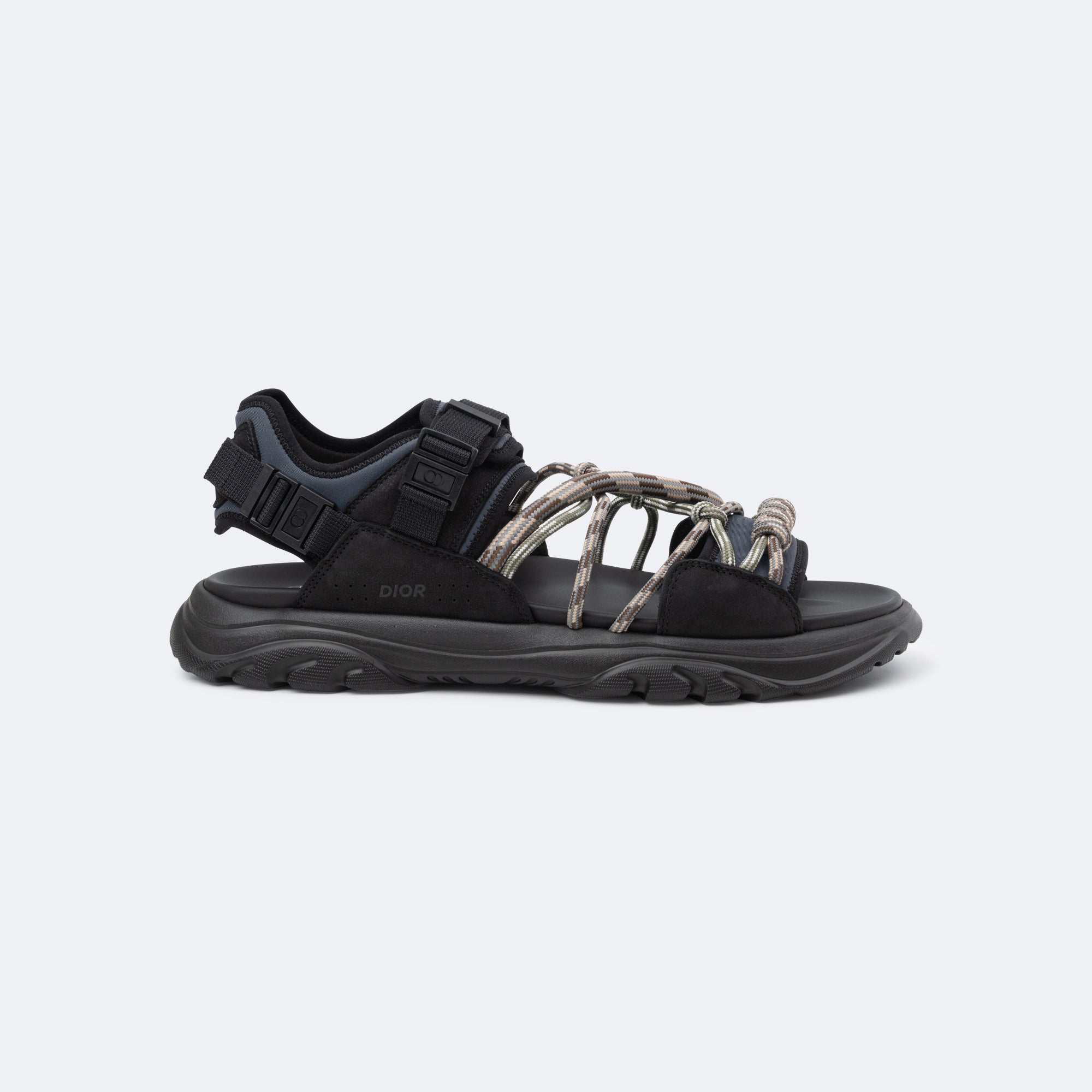 All black dior sandals Clearance