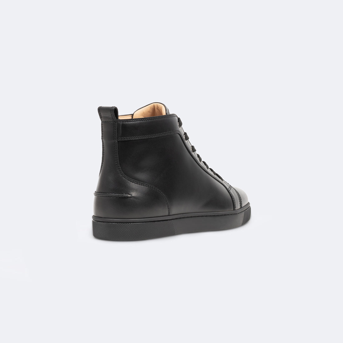 LOUBOUTIN | Louis Flat High-Top Sneakers schwarz