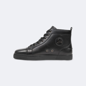 LOUBOUTIN | Louis Flat High-Top Sneakers schwarz
